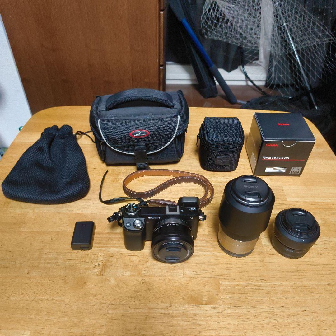 Sony ミラーレス一眼カメラ NEX-6 レンズ3本付き