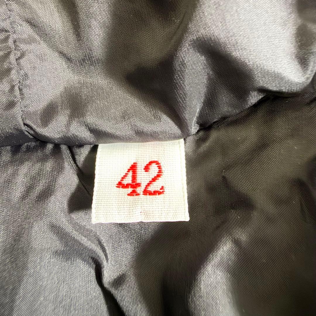 DANTON ダントン ダウンジャケット アウター フード ブラック XL