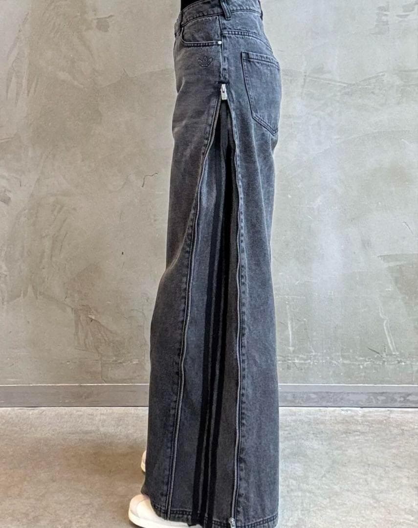 残り1点❗️完売✨ADILENIUMシーズンジップウォッシュドデニムパンツ 28