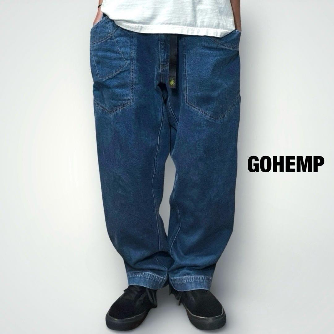 GOHEMP TRAVELOR EASY PANTS ヘンプデニム 麻ジーンズ