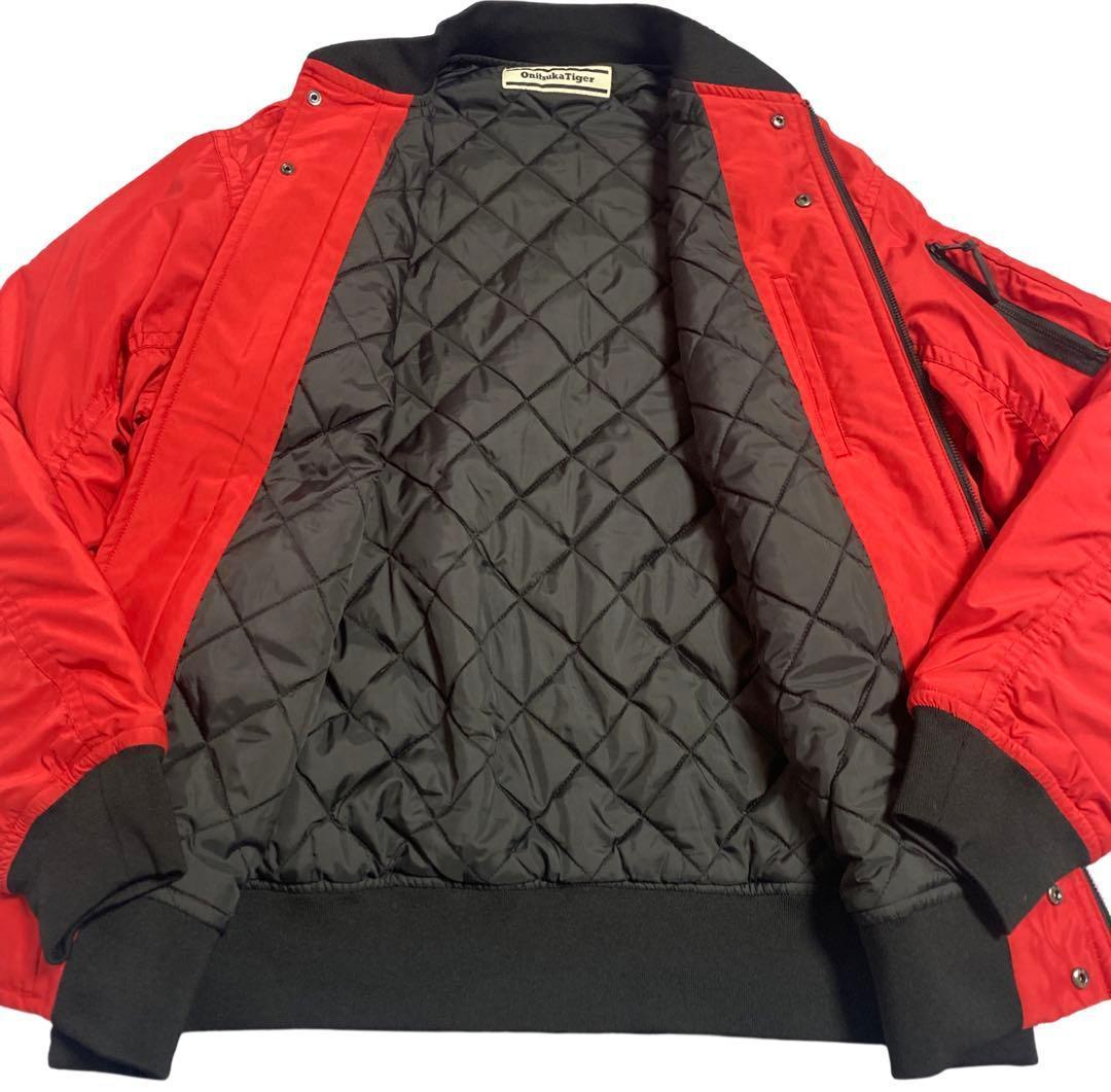 値下げOnitsukaTiger オニツカタイガー ブルゾンジャケットＭＡ1 Ｌ