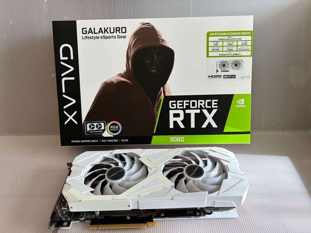 グラフィックボード・グラボ・ビデオカード GALAKURO GeForce RTX 3060 12GB