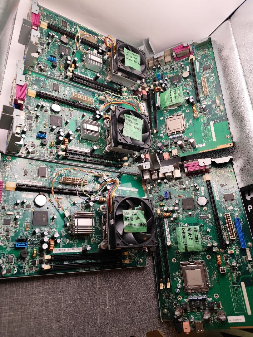 5セット マザーボード G31 ICH7 07156 Celelon ジャンク