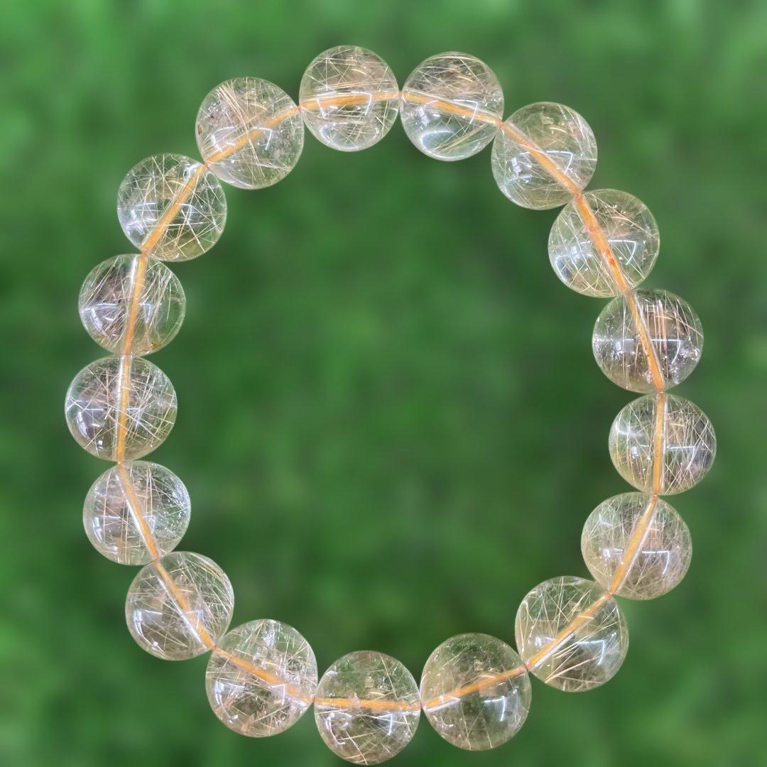 ルチルクォーツ　ブレスレット