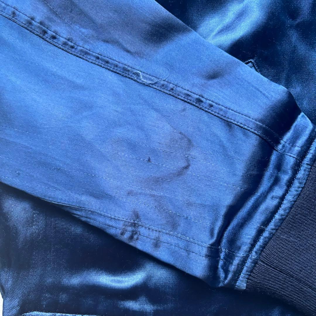 AVIREXアヴィレックス　リバーシブルジャケット　スカジャン　レーヨン　古着