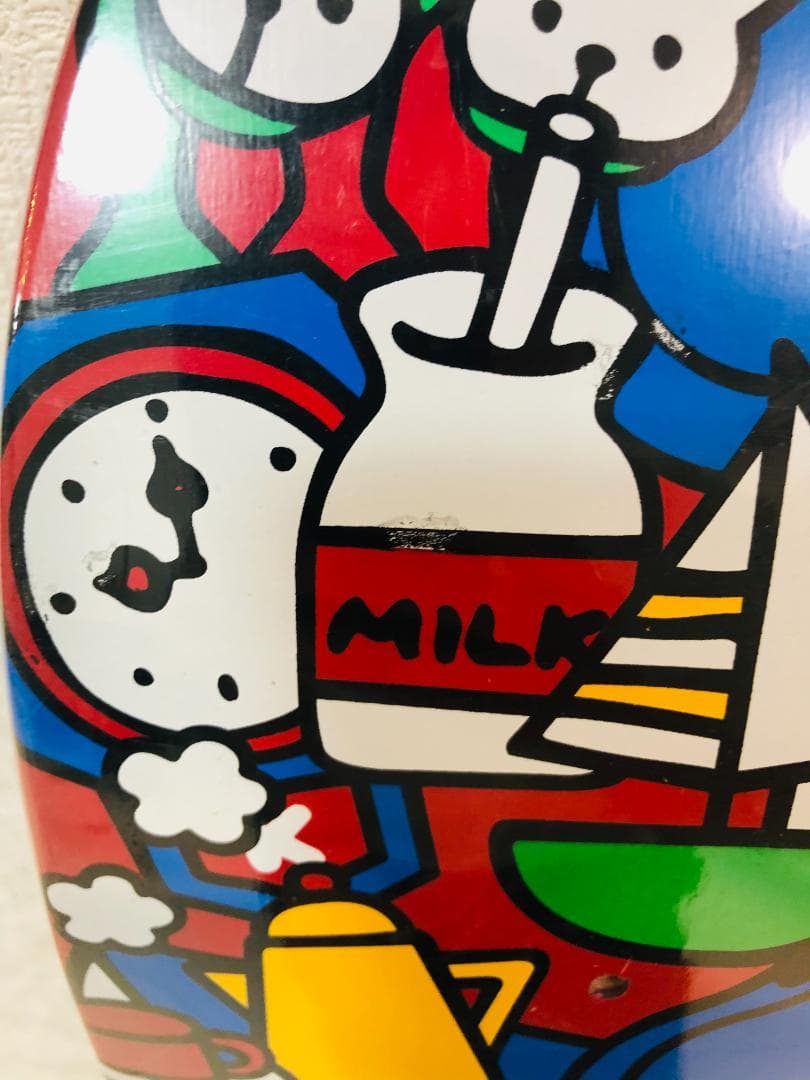 台湾製無地黒デッキテープ付きGIRL ガール　8.0デッキ ハローキティ