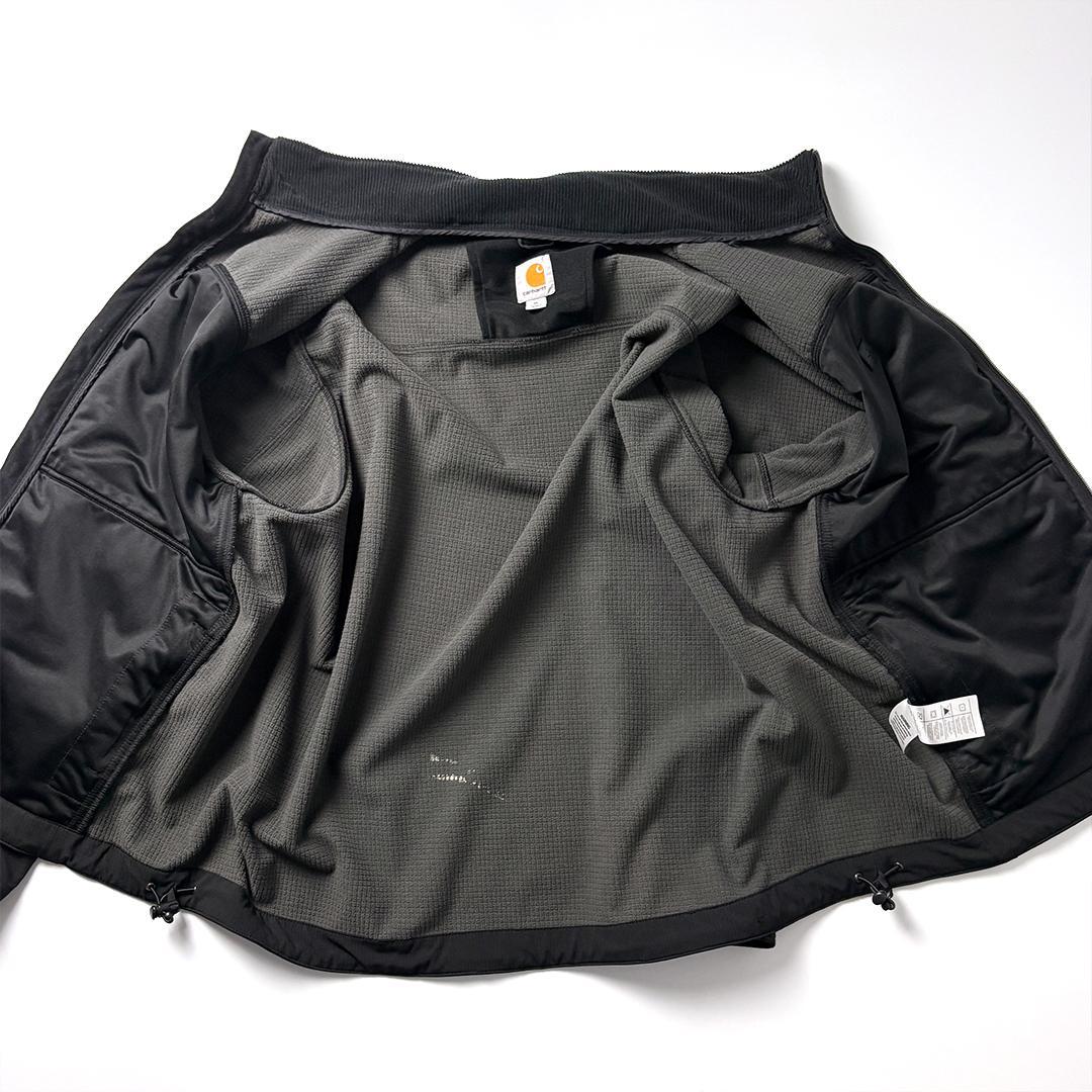 Carhartt カーハート ナイロンジャケット XL ドローコード ブラック