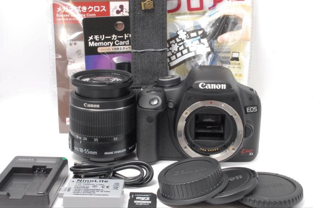 ✨一眼レフカメラ✨Canon kiss X3 初めての一台におすすめ 手ぶれ補正