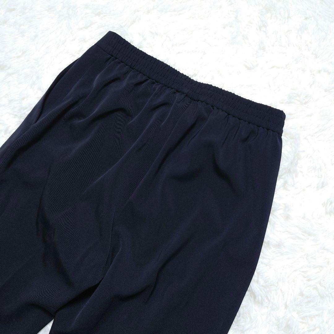 ✩美品✩ icb スーツ セットアップ ノーカラージャケット パンツ ネイビー