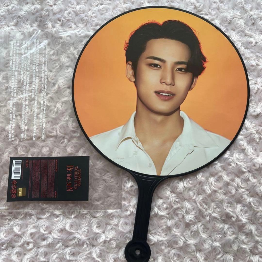 d*9様 SEVENTEEN BE THE SUN ミンギュ うちわ 団扇