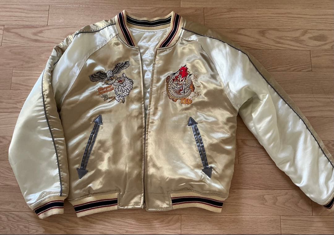 ✨テッドカンパニー スカジャン 刺繍 龍虎 和柄 リバーシブル✨