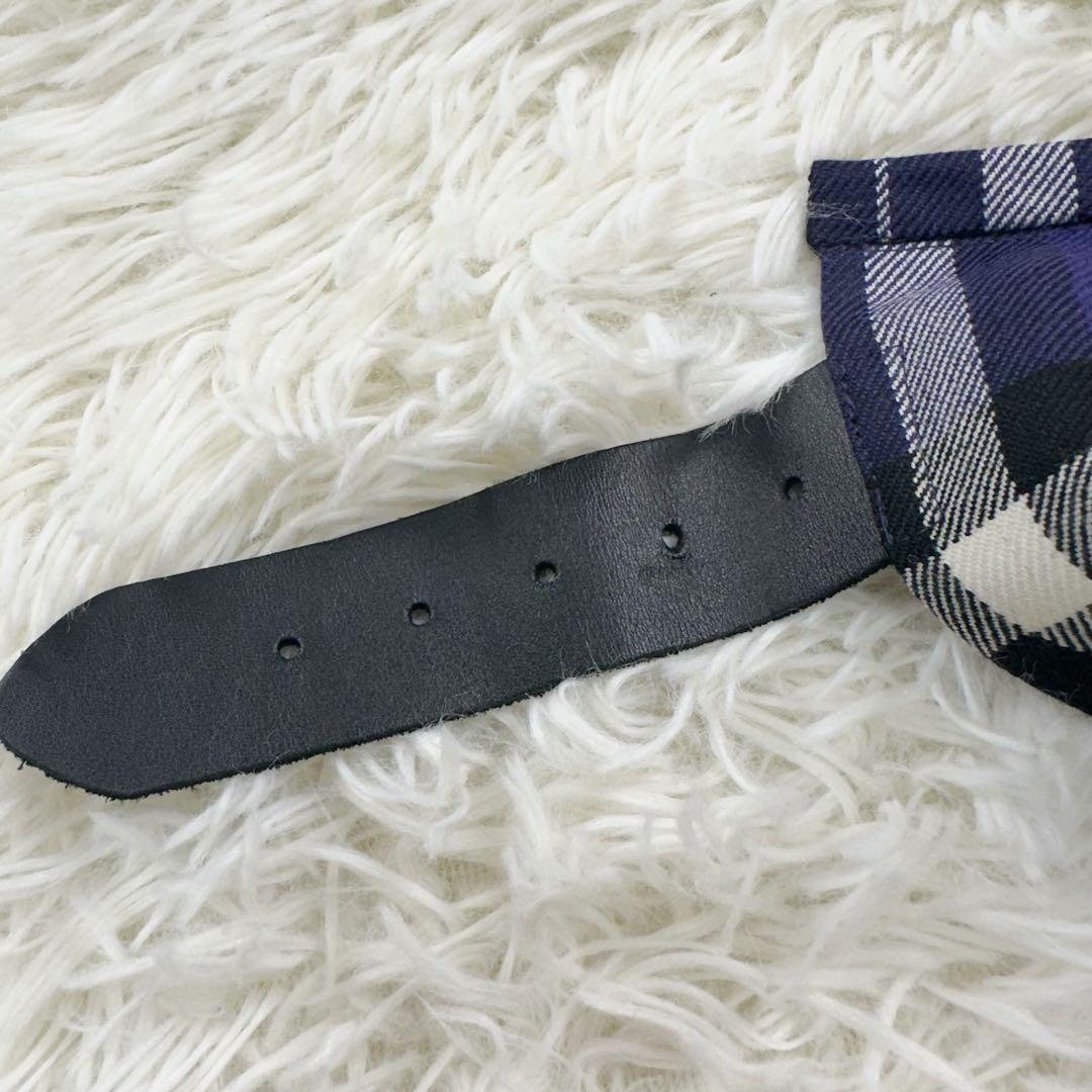 オニールオブダブリン ラップスカート ロング丈 ウール ブルー系