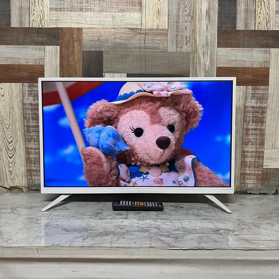 即日受渡❣️全国送料込アマダナホワイトデザイン32V型液晶地上D・BSCSテレビ