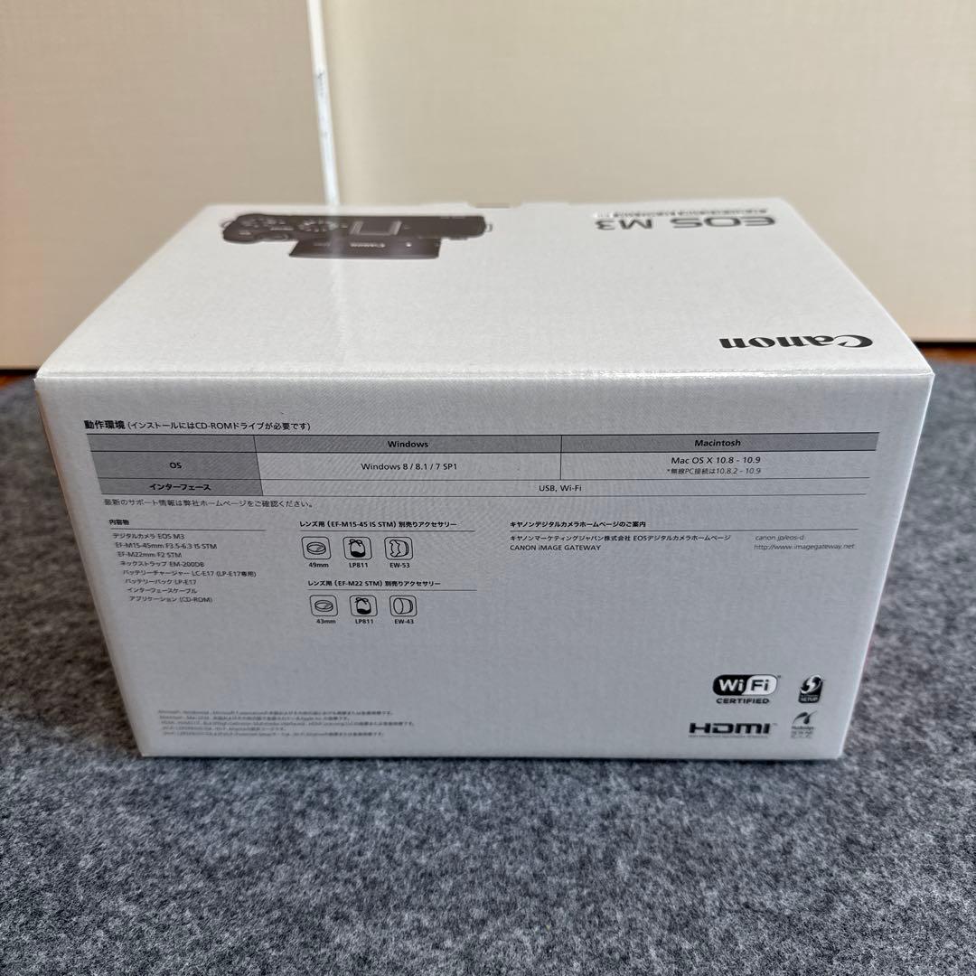 ハチハチ Canon EOS M3 ミラーレス一眼 ホワイト