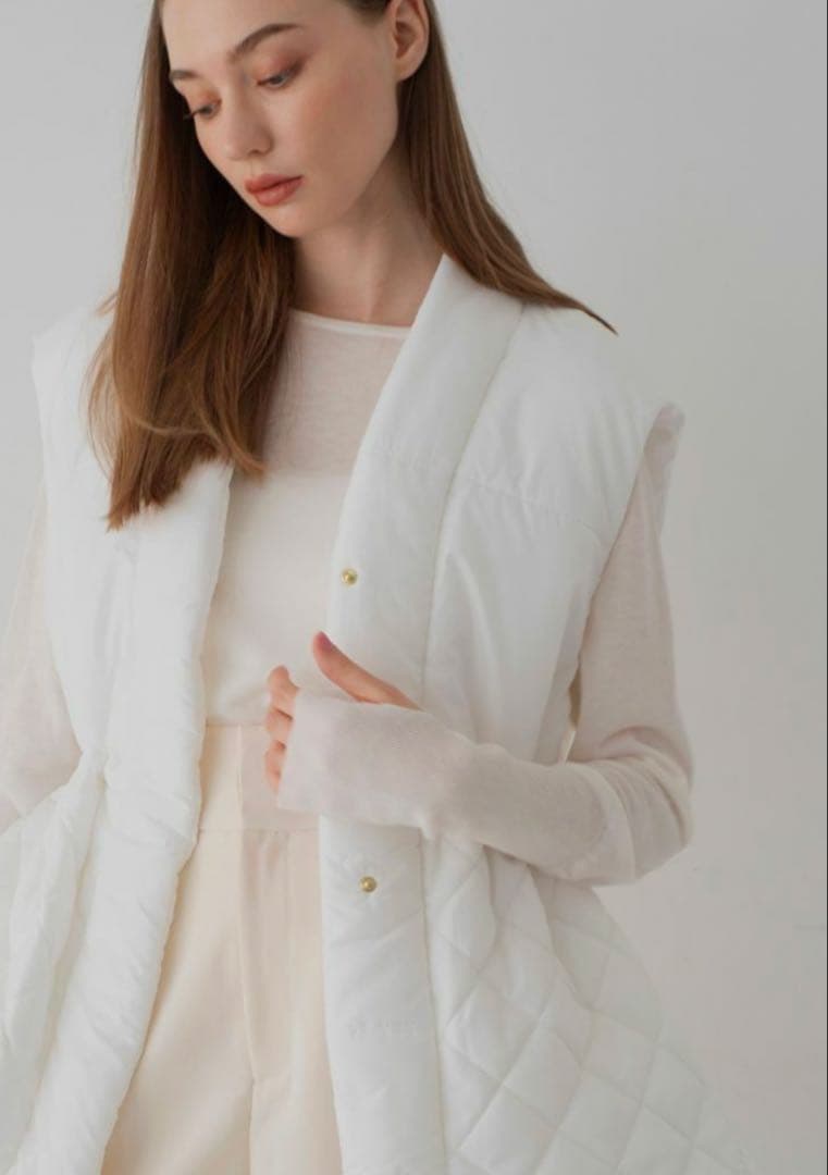 り*ぃ様 maison de Dolce. メゾンドドルチェ キルティングベスト