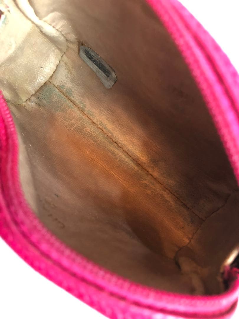 CHANEL マトラッセ　キャビアスキン ポーチ　 ピンク 財布