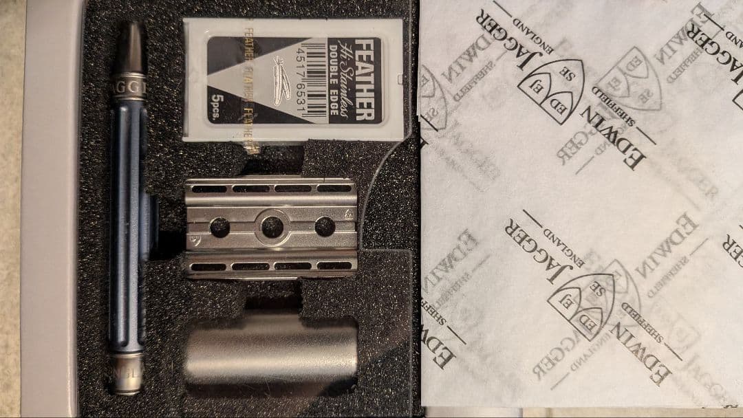 エドウィンジャガー 両刃カミソリ本体 3one6