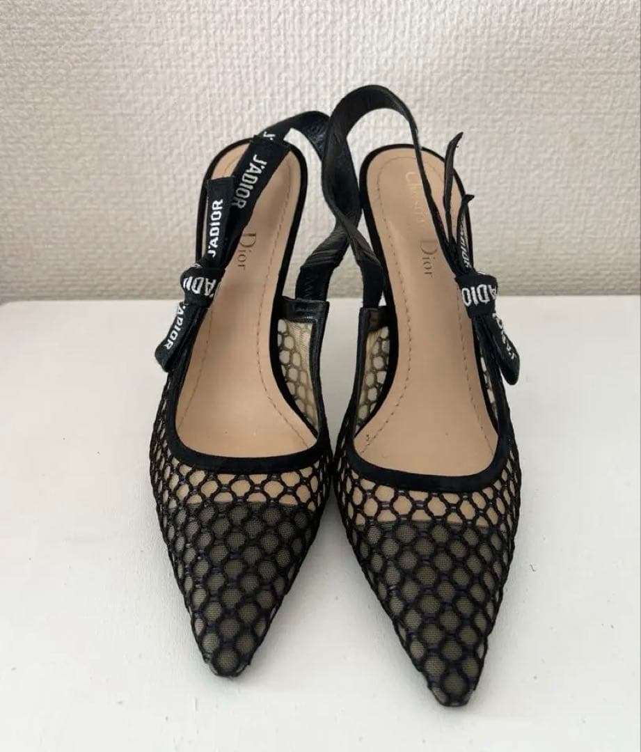 J’ADIOR スリングバック パンプス 39 ポインテッドトゥ