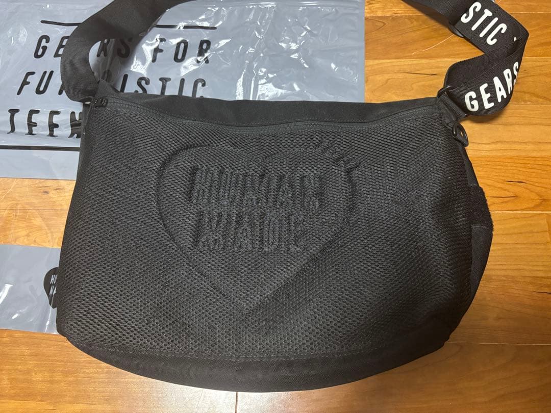 [中古]Human Made Messenger Bag Large Black