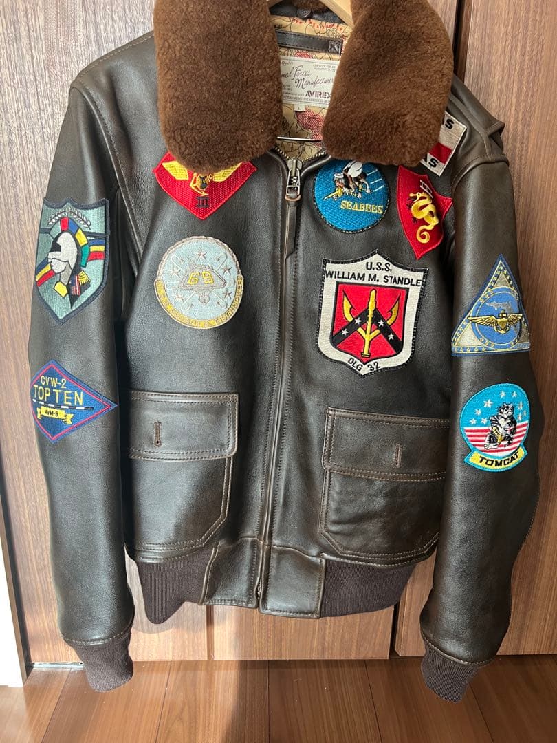 未使用AVIREX G-1 フライトジャケット TOP GUNモデル Lサイズ