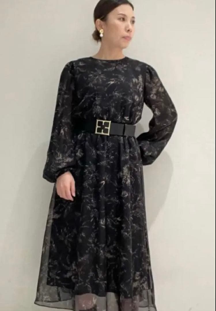 EPORCA ブラックレザーベルト ゴールドバックル