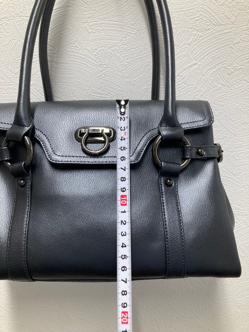 濱野皮革工藝　レザー ハンドバッグ