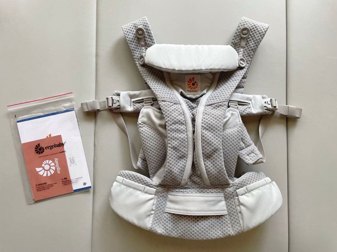 抱っこ紐　エルゴ　オムニ ブリーズ　パールグレー メッシュ