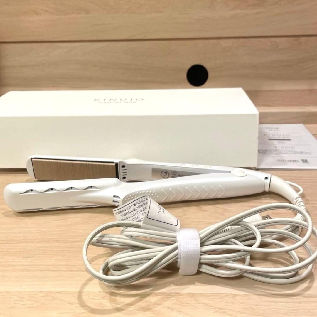 KINUJO LM225 ホワイト ストレートアイロン