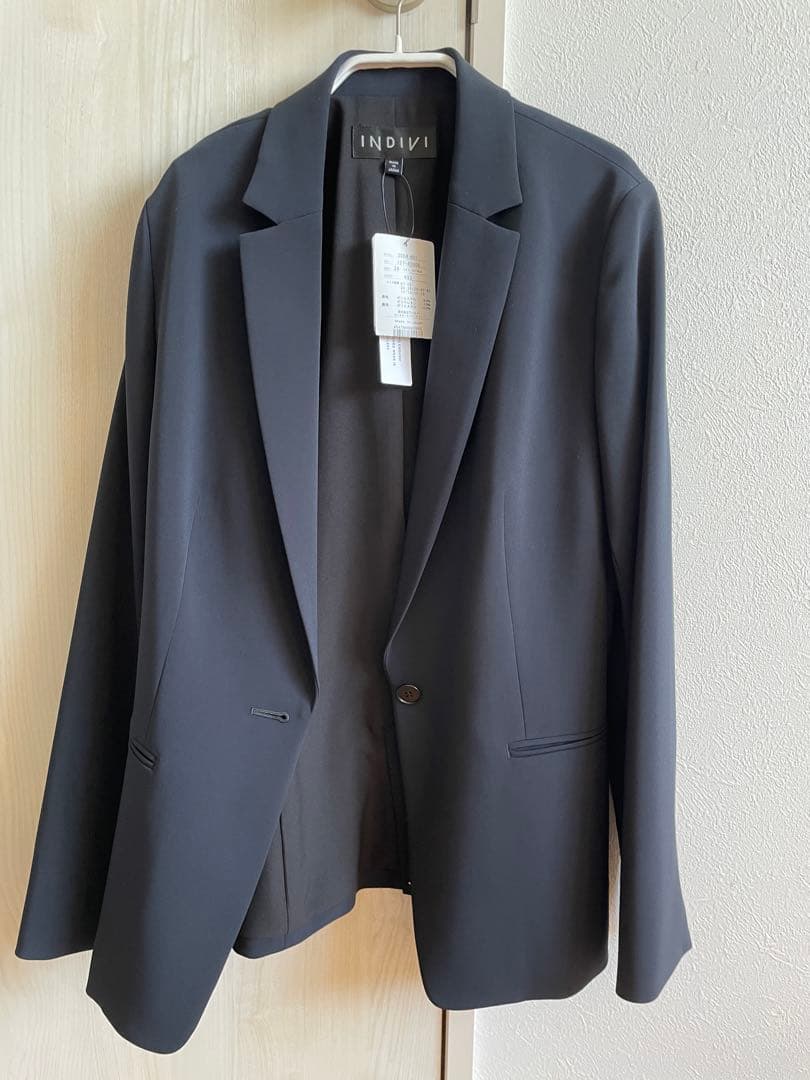 新品 インディヴィ INDIVI スーツ ジャケット38/パンツ40