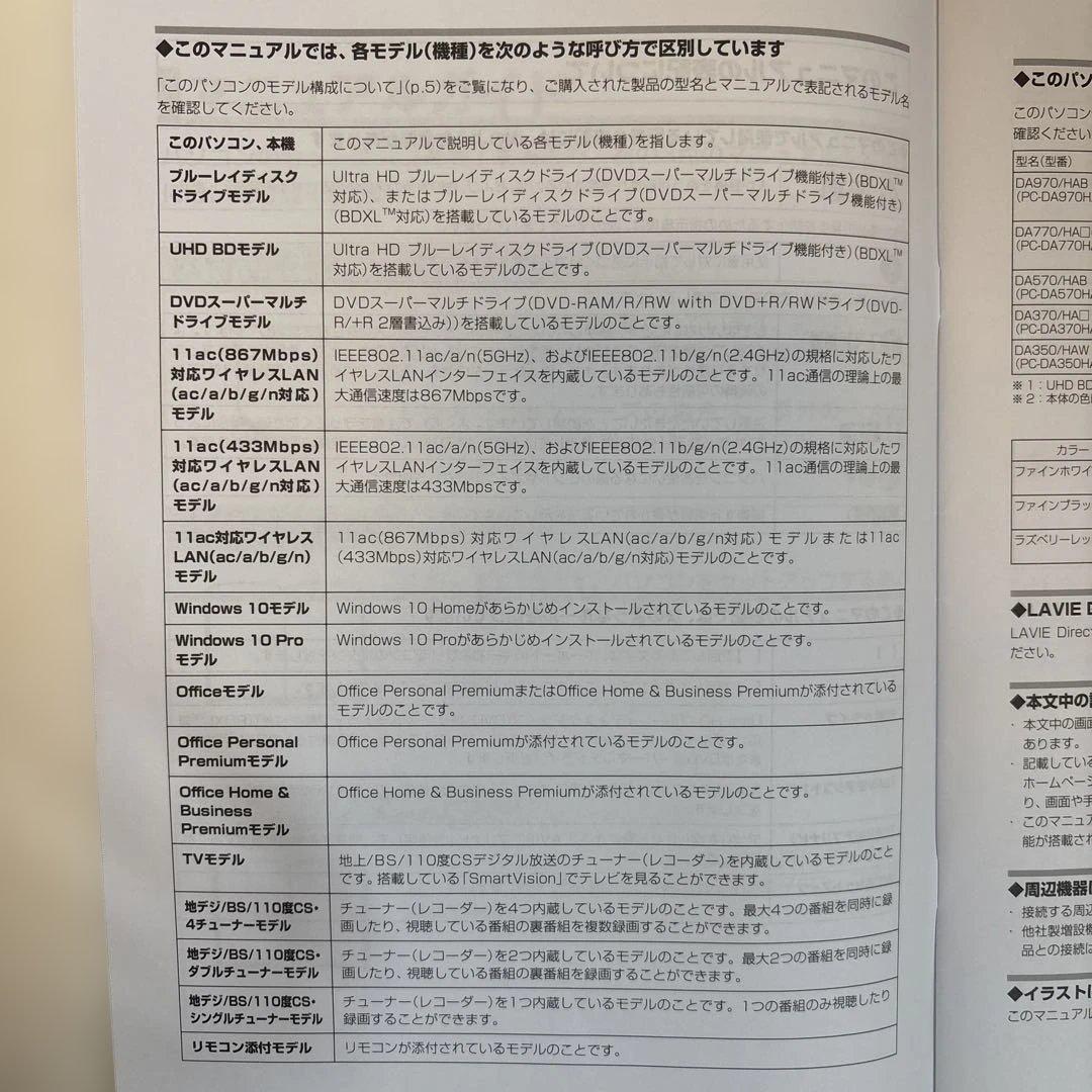 NEC パーソナルコンピュータ　LAVIE