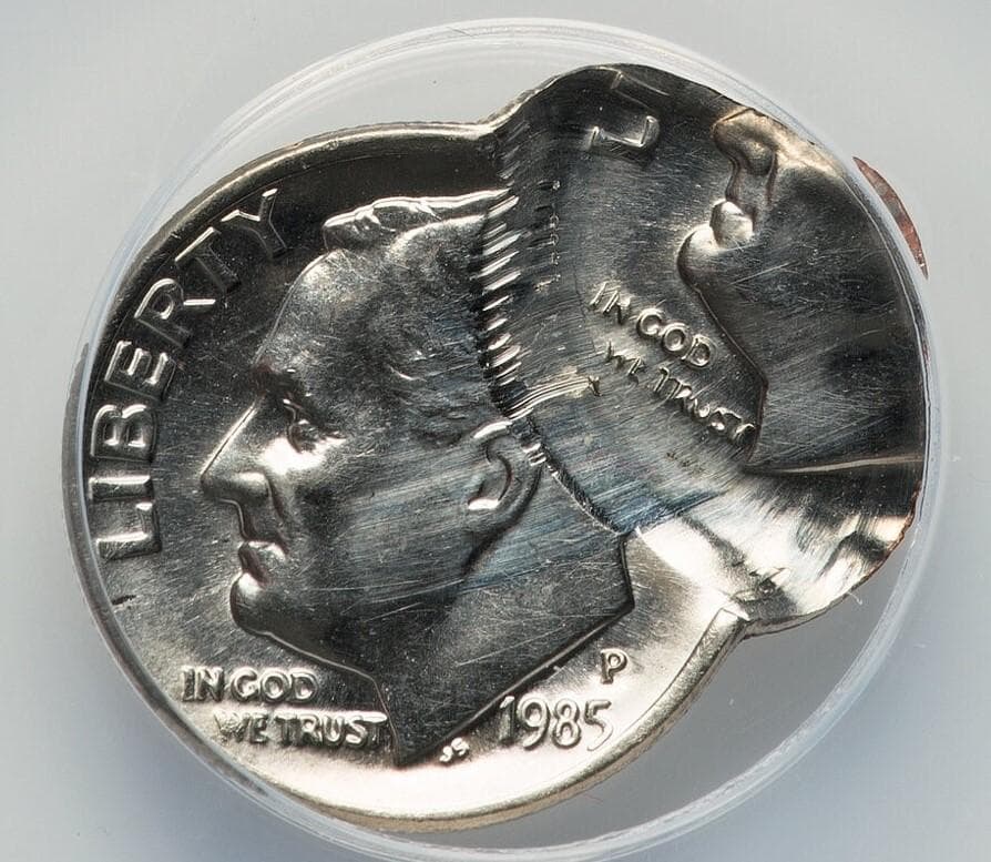 エラー アメリカ 1985-P ルーズベルト 10セント