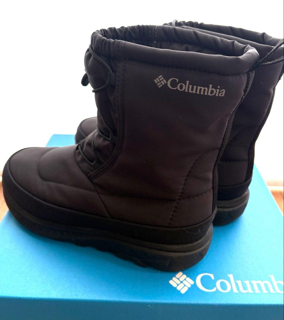 Columbia スノーブーツ イエローテイル 防水 ブーツ 24cm ブラック