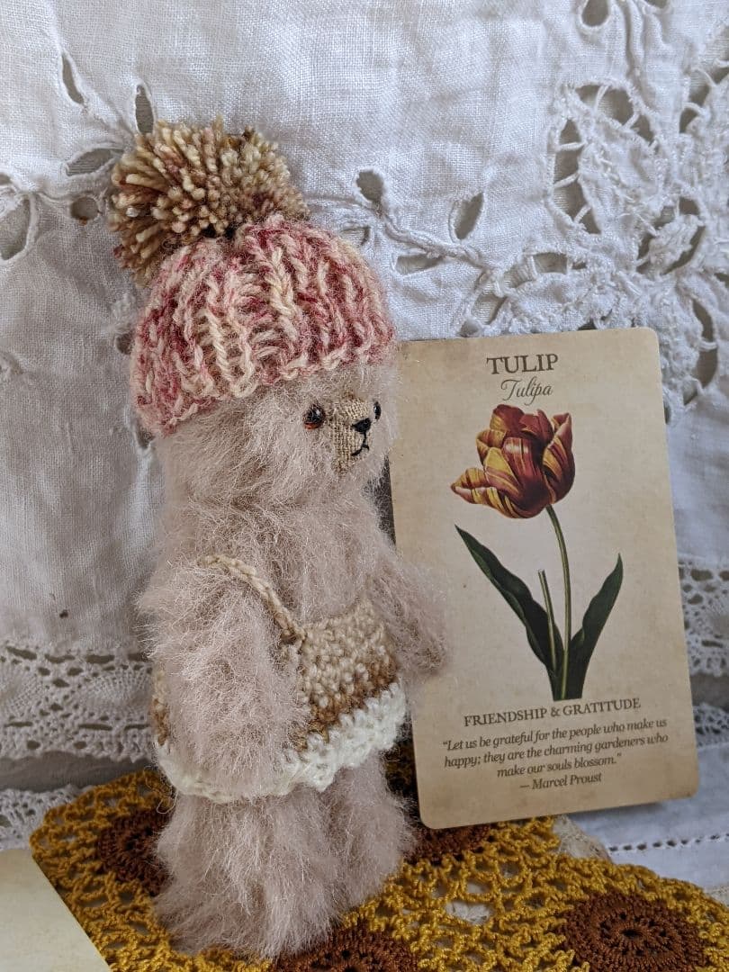 【t】小さいテディベア　14cm