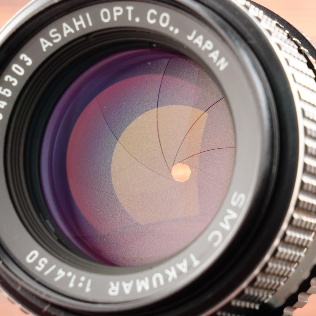 整備＆テスト済 Pentax SMC Takumar 50mm F1.4 837