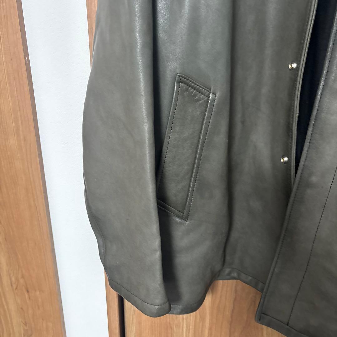ディーゼル24AWラムレザーハーフコートL-NICOサイズ52 ¥198,000