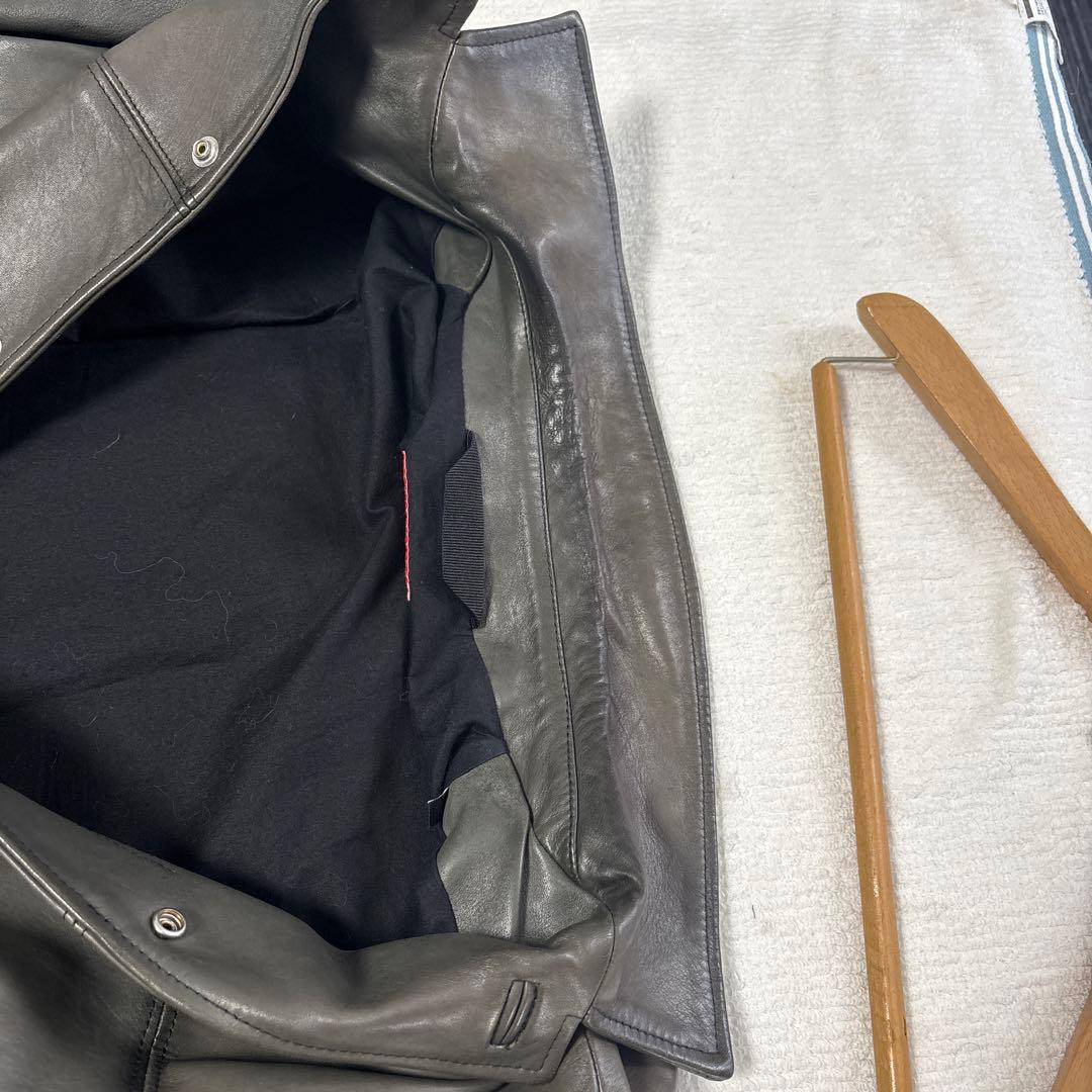 ディーゼル24AWラムレザーハーフコートL-NICOサイズ52 ¥198,000