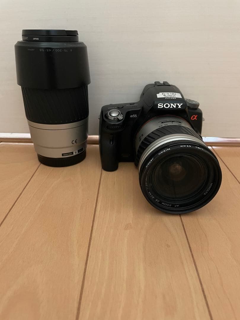 【t.b様】【24時間限定特価】SONY α55 ダブルズームレンズセット