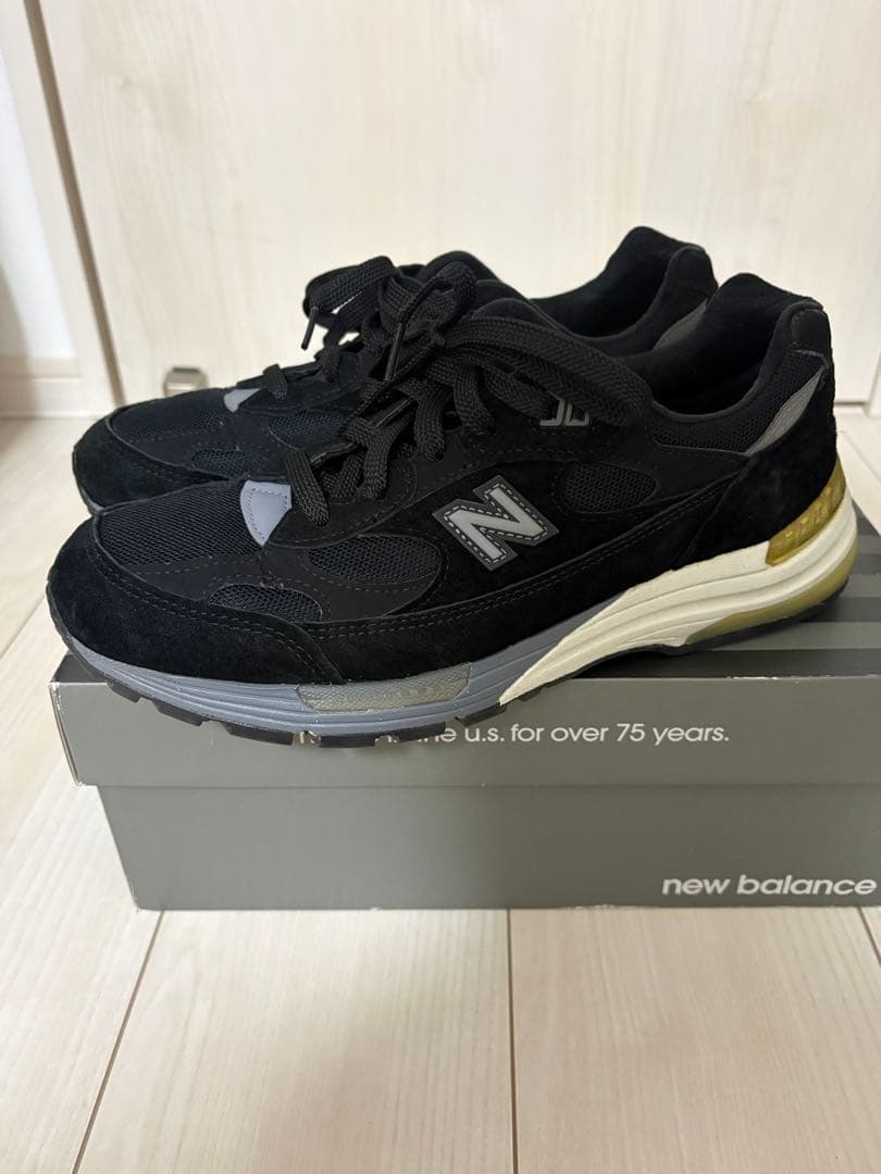 New Balance M992BL ブラック US8.5/26.5cm