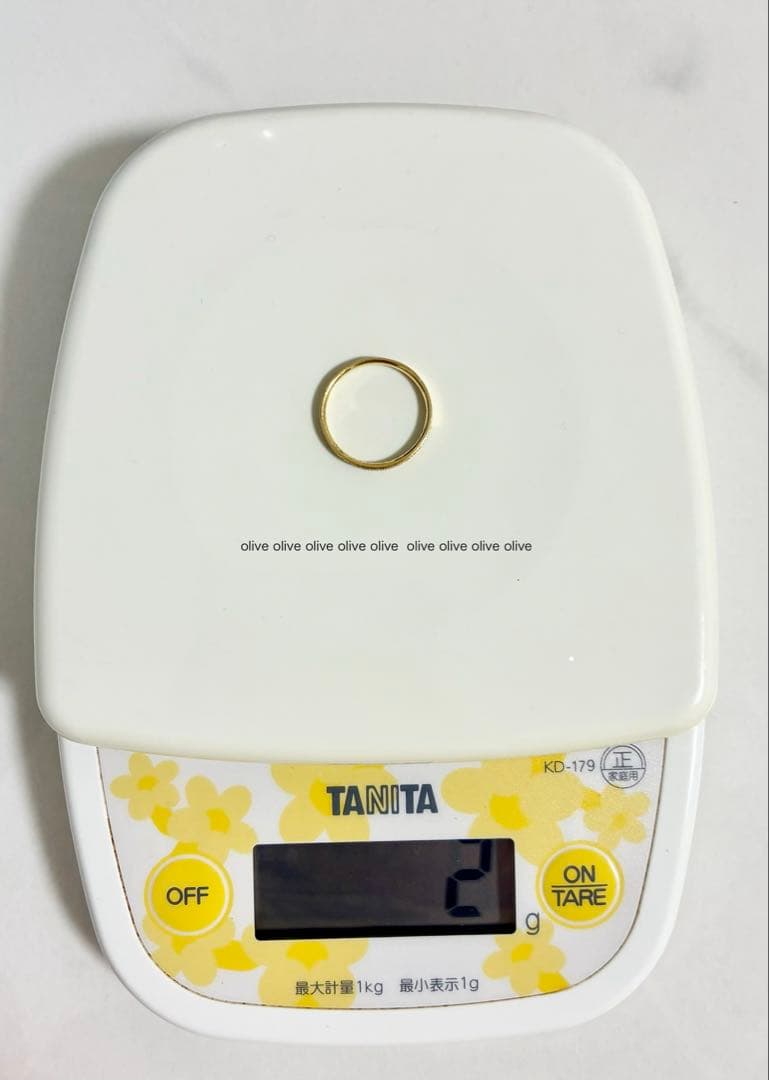 agate K18ハーフエタニティリング