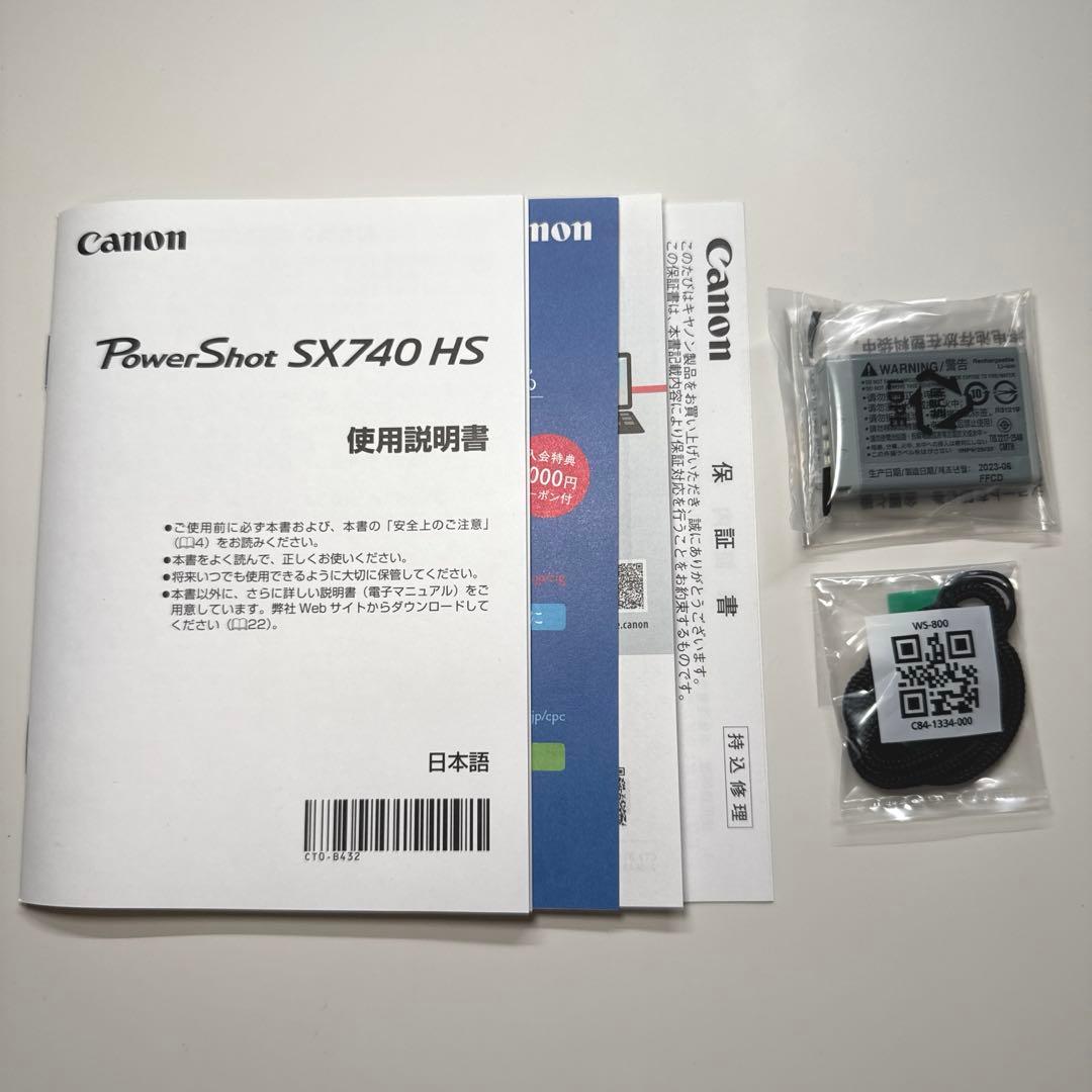 【ほぼ新品】Canon PowerShot SX740HS ブラック