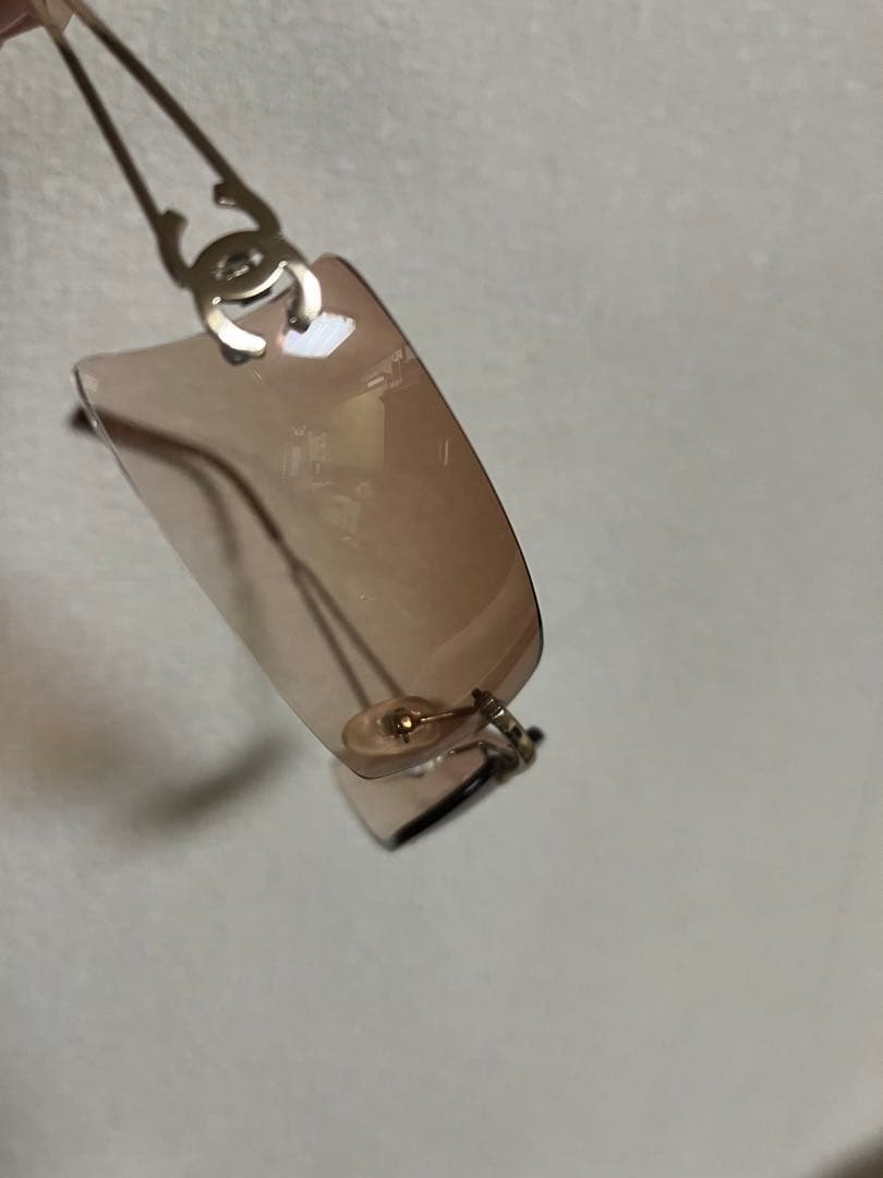 CHANEL ブラウンレンズ ゴールドフレーム サングラス　シャネル