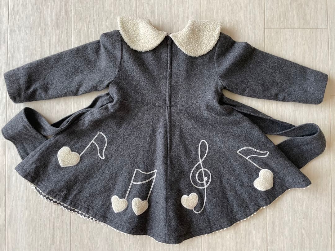 【希少】　シャーリーテンプル　ワンピース　音符　110cm