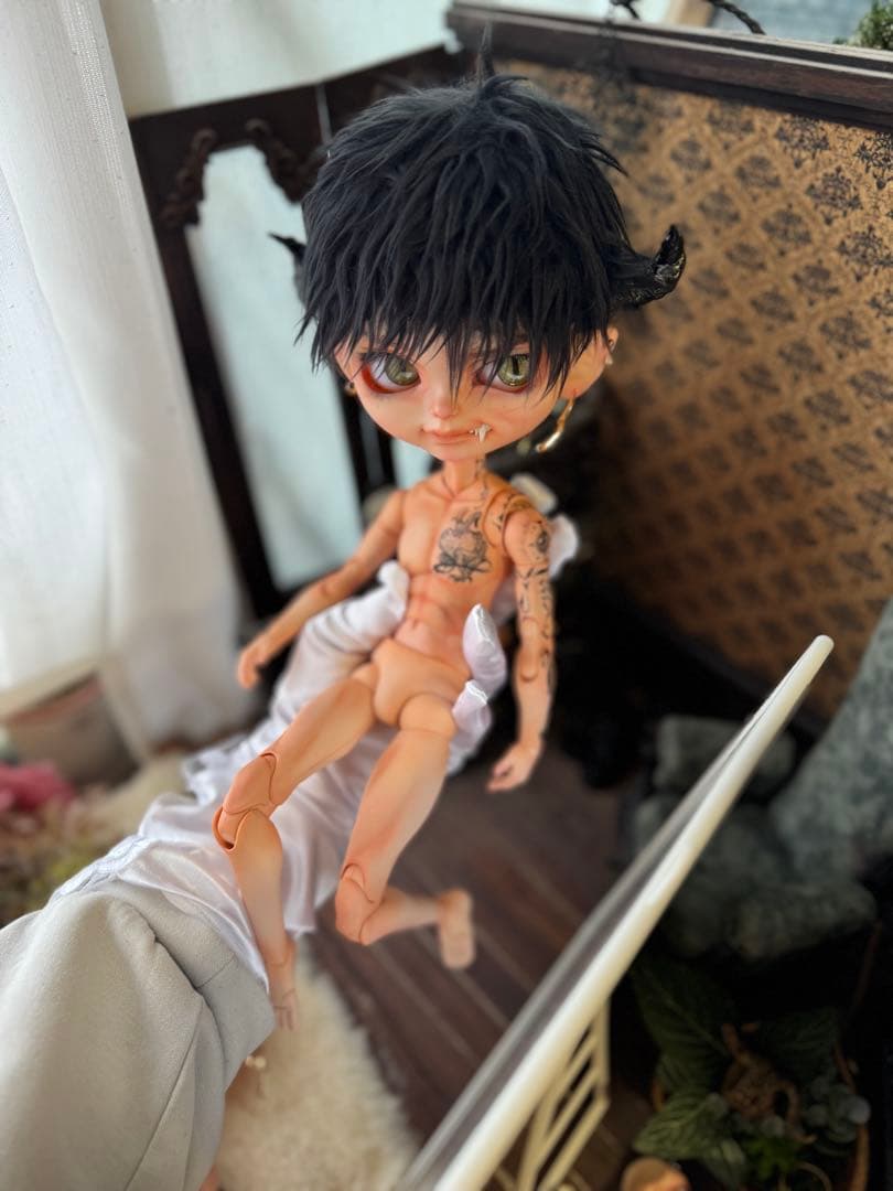 専用/カスタムアイシードール♪男の子-オビツ30＆パテ盛り♪shino.doll
