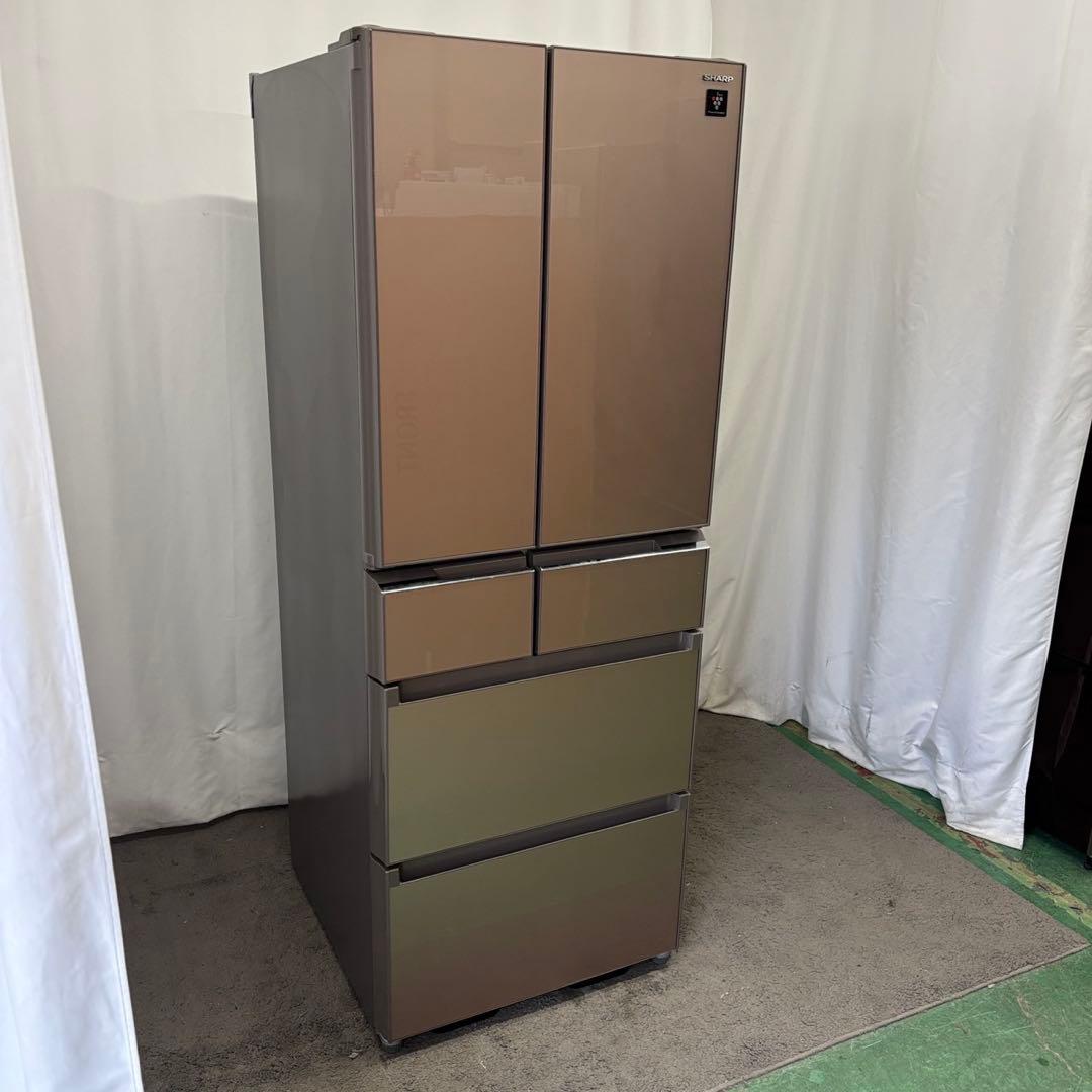 ★140　冷蔵庫　シャープ　大型　400ℓ〜500ℓ　観音開き　安い　設置無料