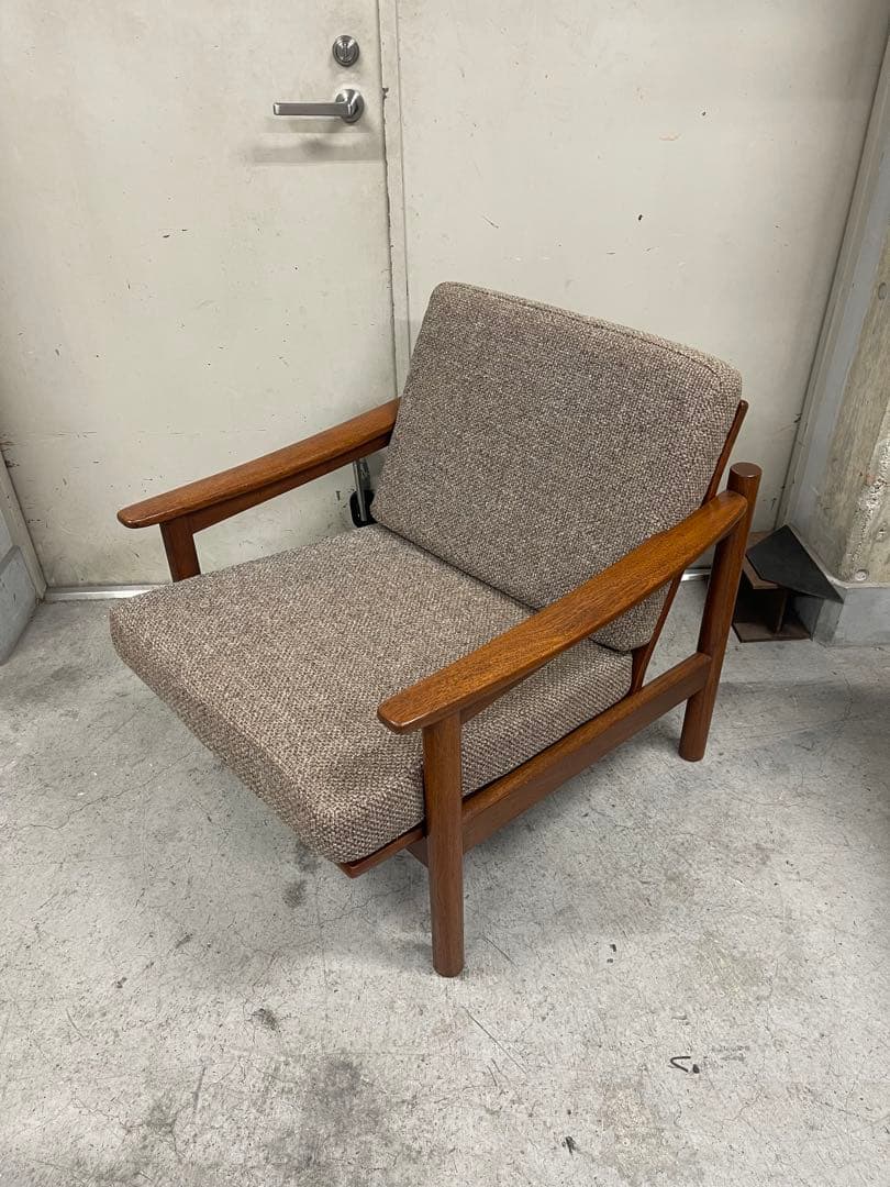 イージーチェア 1人掛け ヴィンテージ 北欧 60s 70s アンティーク