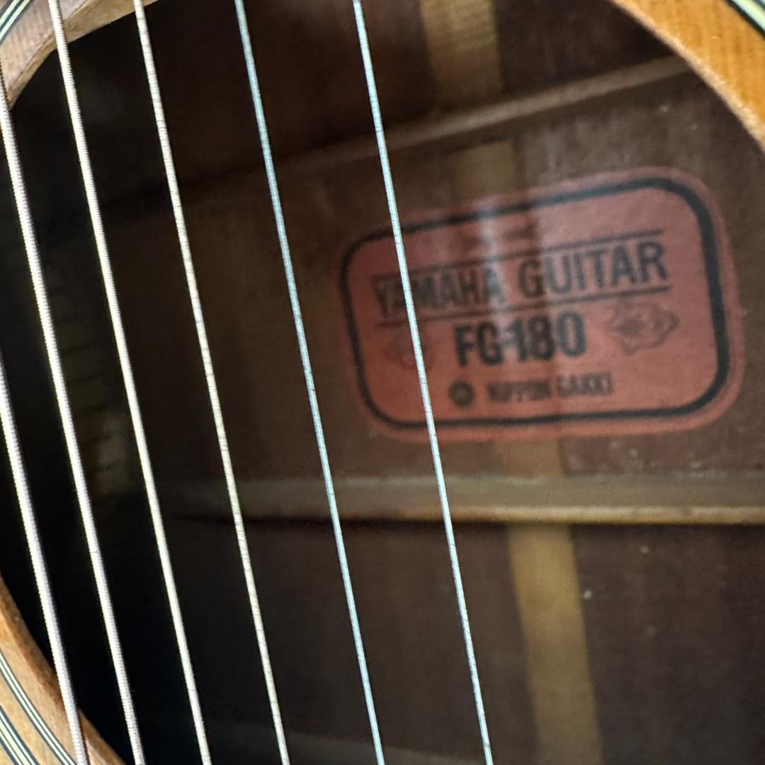 775646/YAMAHA ギター FG-180 赤ラベル 楽器 趣味