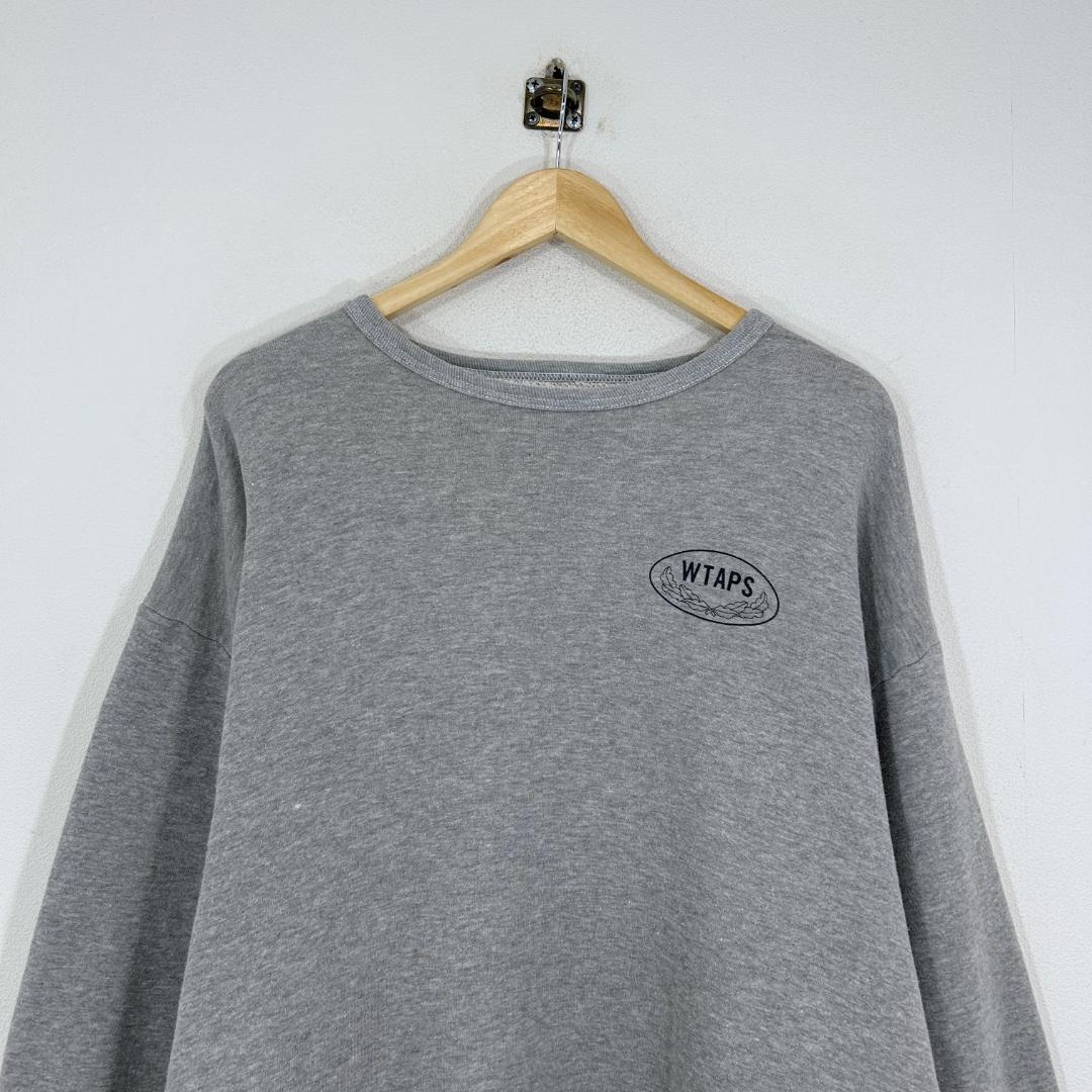 トップス 21AW WTAPS ACADEMY CREW NECK GRAY DSPLN