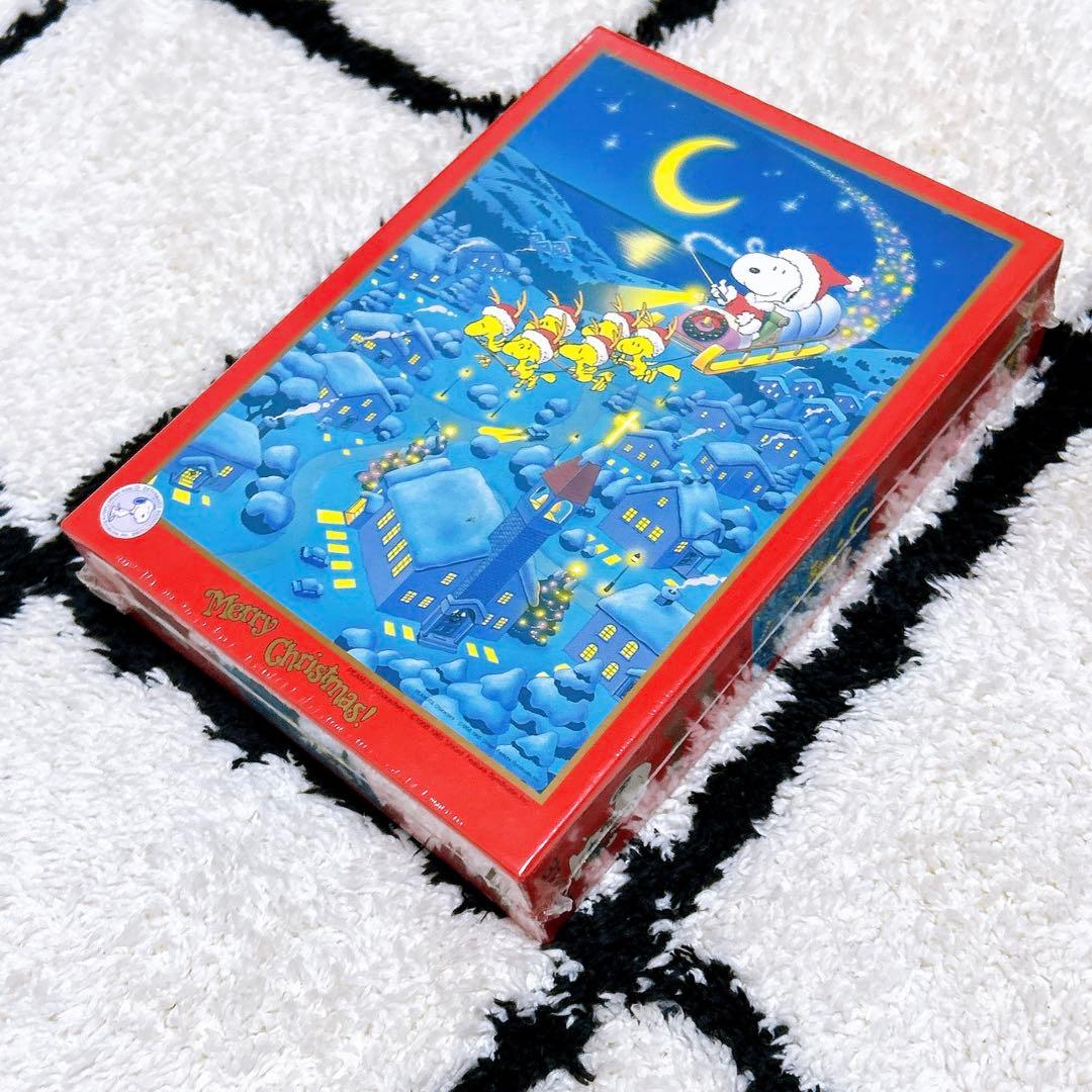 スヌーピー　アポロ社　クリスマス　サイレントナイト　パズル　ジグソーパズル　廃盤