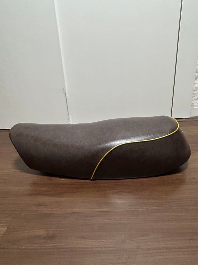 美品■K&H ダブルシート Bパイピング SR400/FI 10'〜最終5型まで