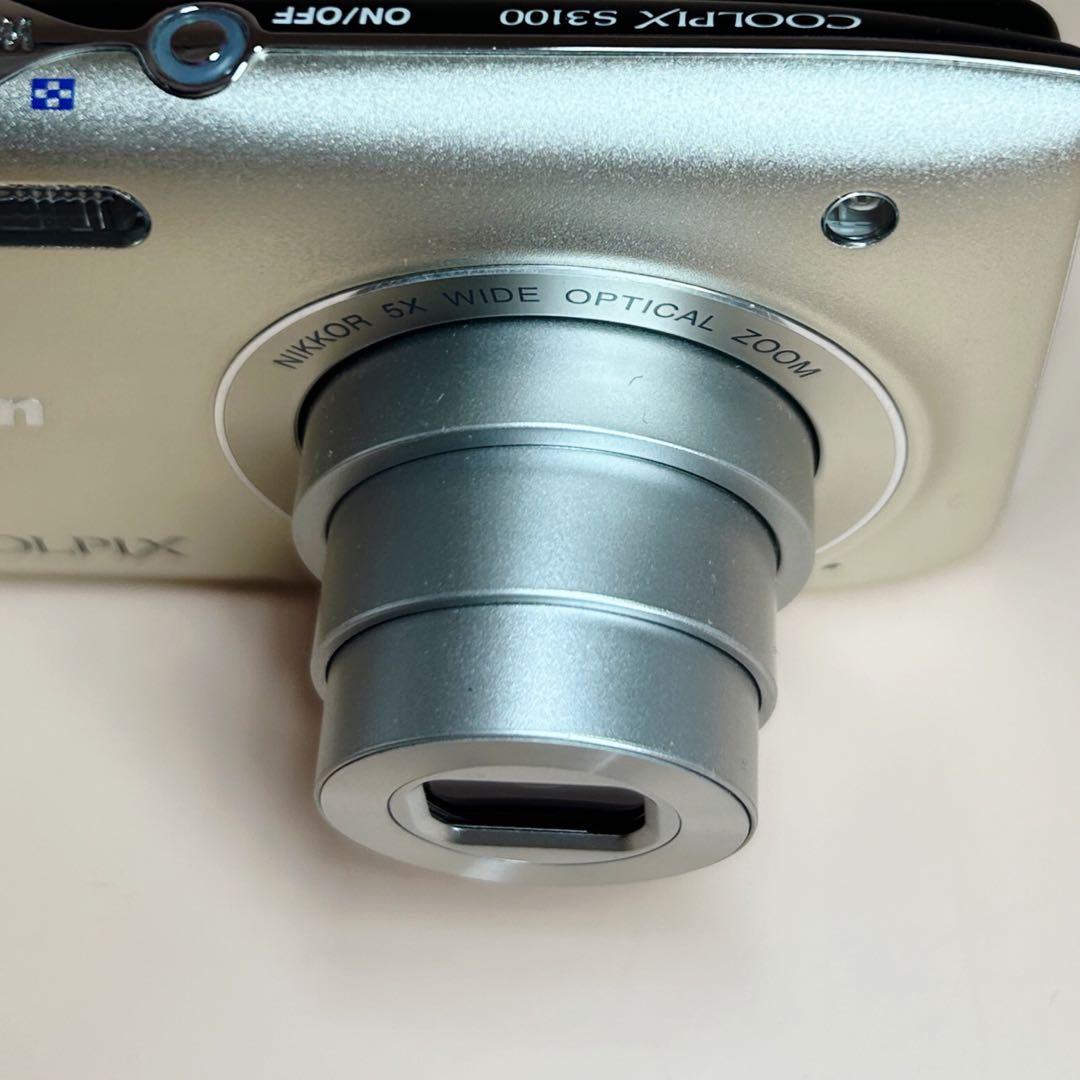 【美品/動作確認済み】Nikon COOLPIX S3100 シルバー